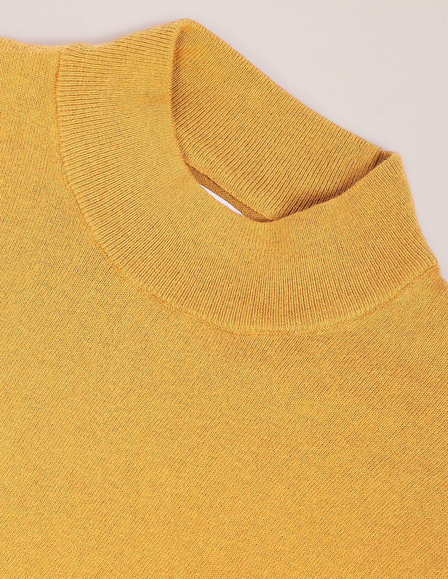 U.S. Polo Assn. Mock Neck Solid Sweater