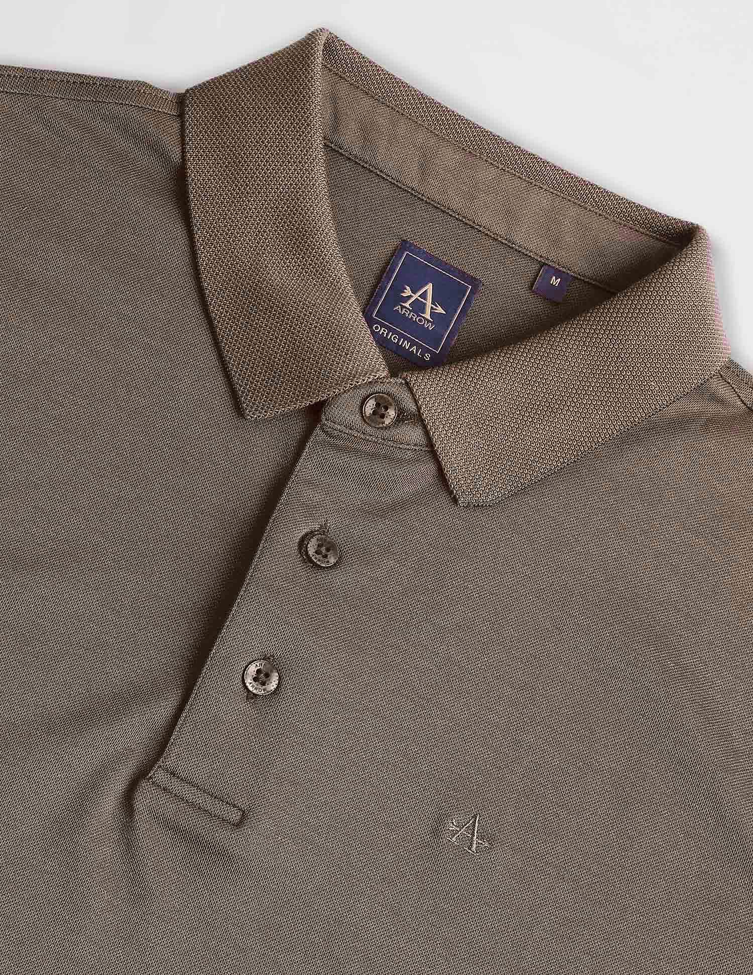 Arrow Solid Pique Polo Shirt