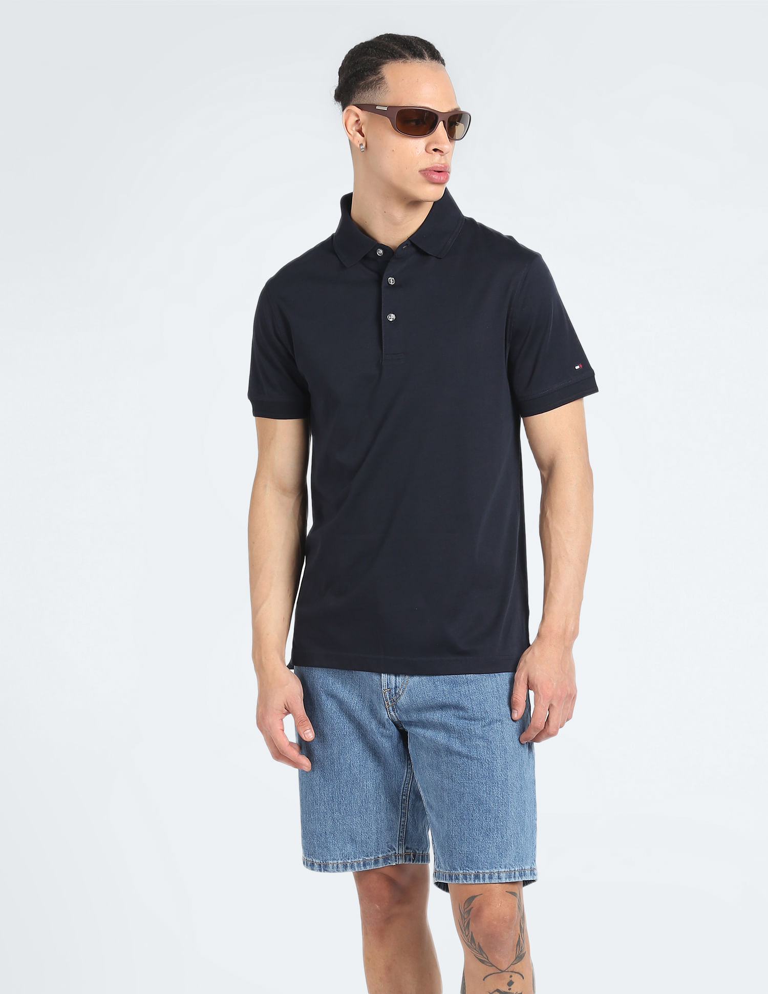 Buy Tommy Hilfiger Jersey Knit Slim Fit Polo Shirt