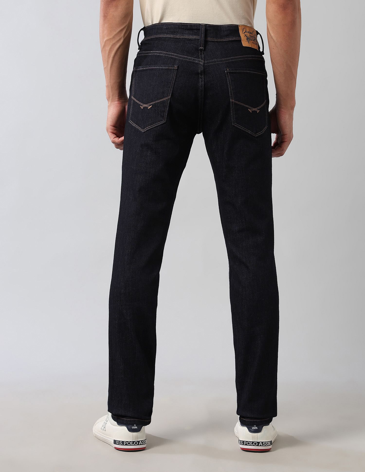 U.S. Polo Assn. Denim Co. Brandon Slim Tapered Fit Blue Ultra Soft Jeans