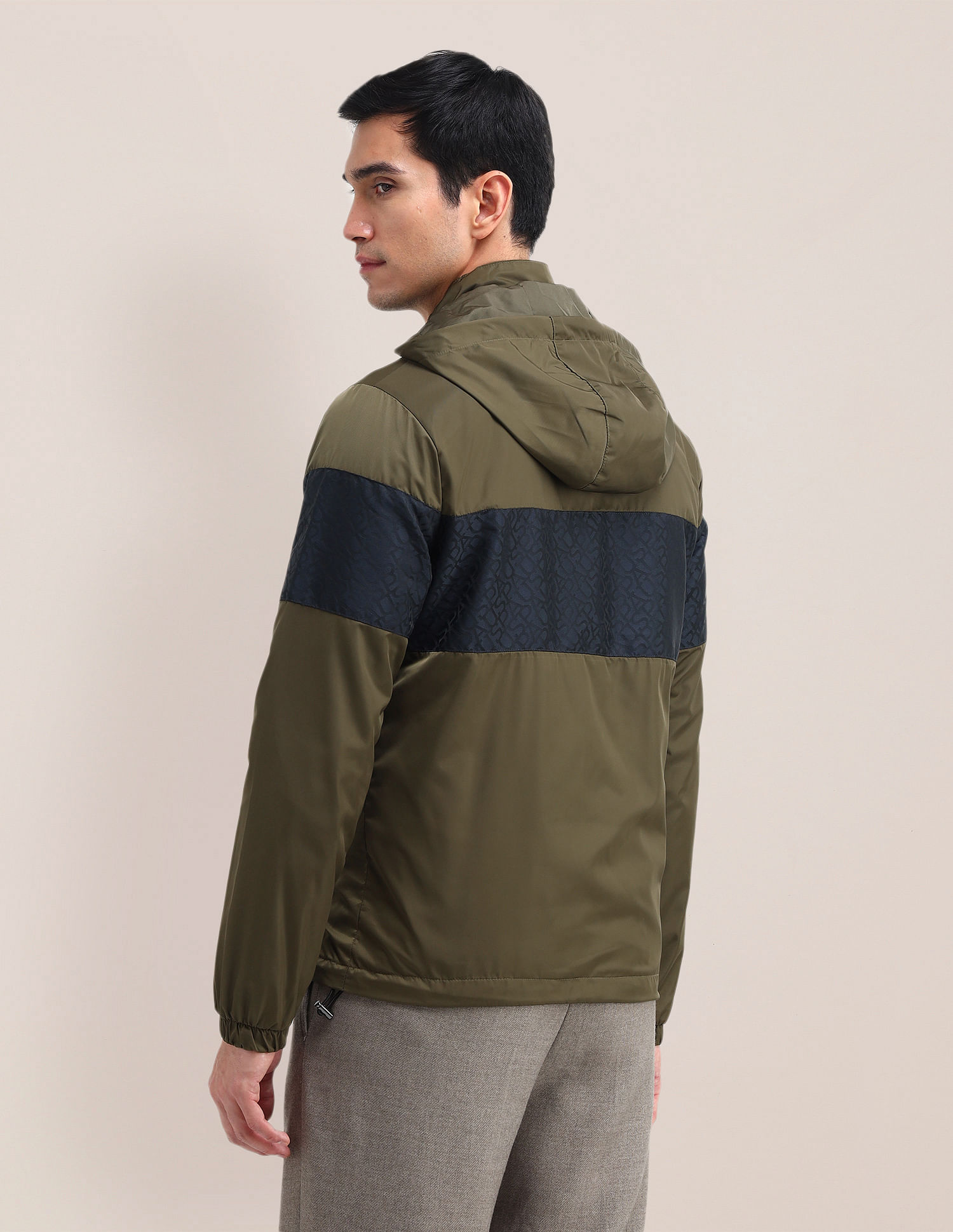 U.S. Polo Assn. Brand Printed Regular Fit Jacket