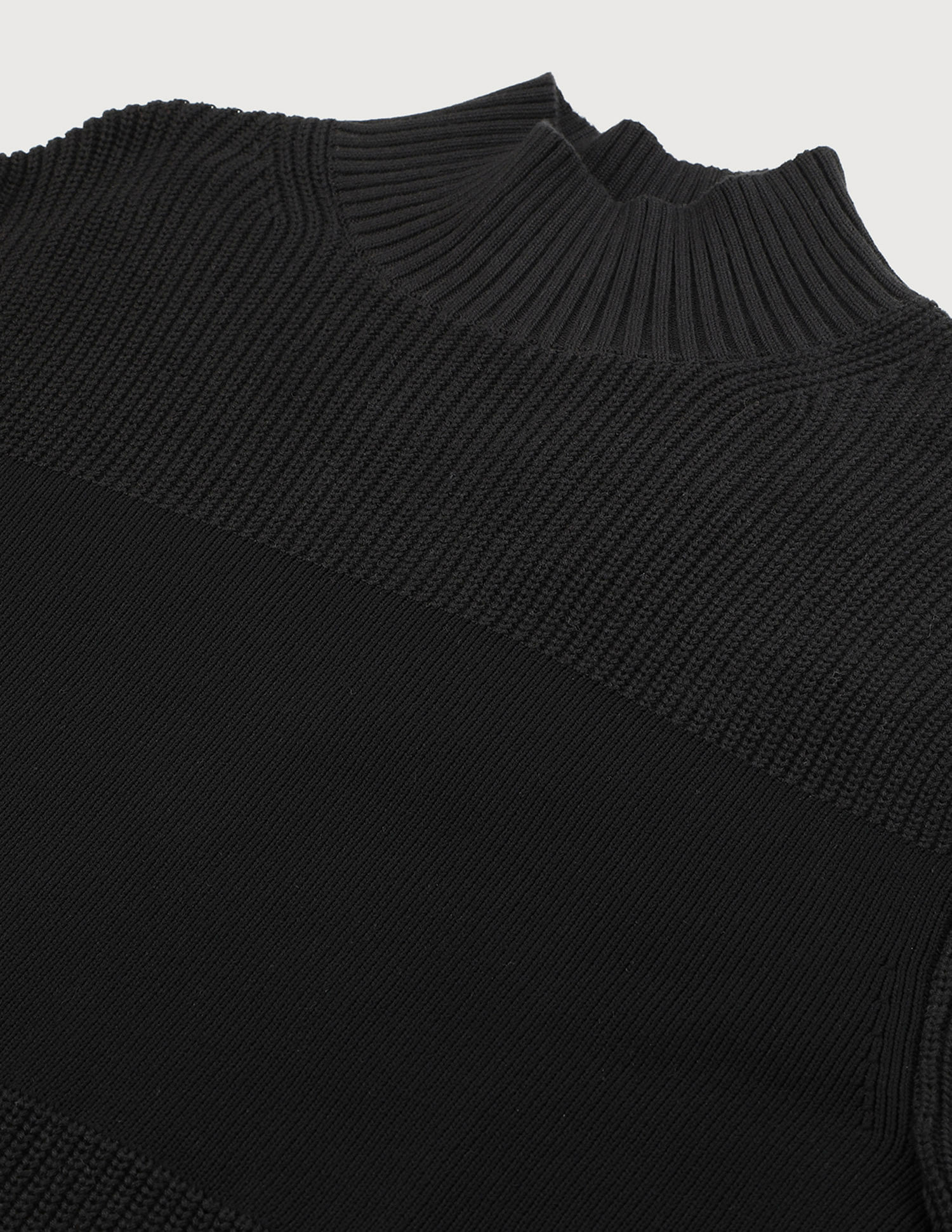 Calvin Klein Jeans Mixed Stitch High Neck Sweater