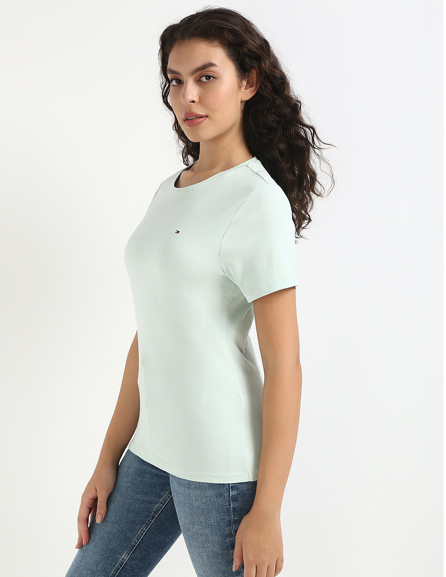 Tommy Hilfiger Solid Regular-Fit Cotton T-Shirt
