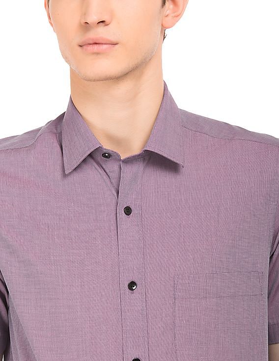 Buy Arrow Dual Tone Regular Fit Shirt - NNNOW.com