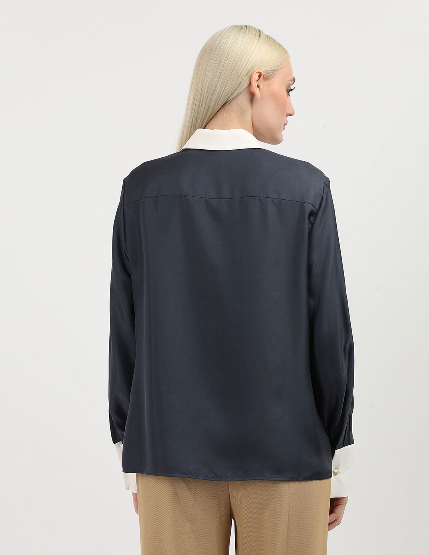 Tommy Hilfiger Relaxed Fit Silk Shirt