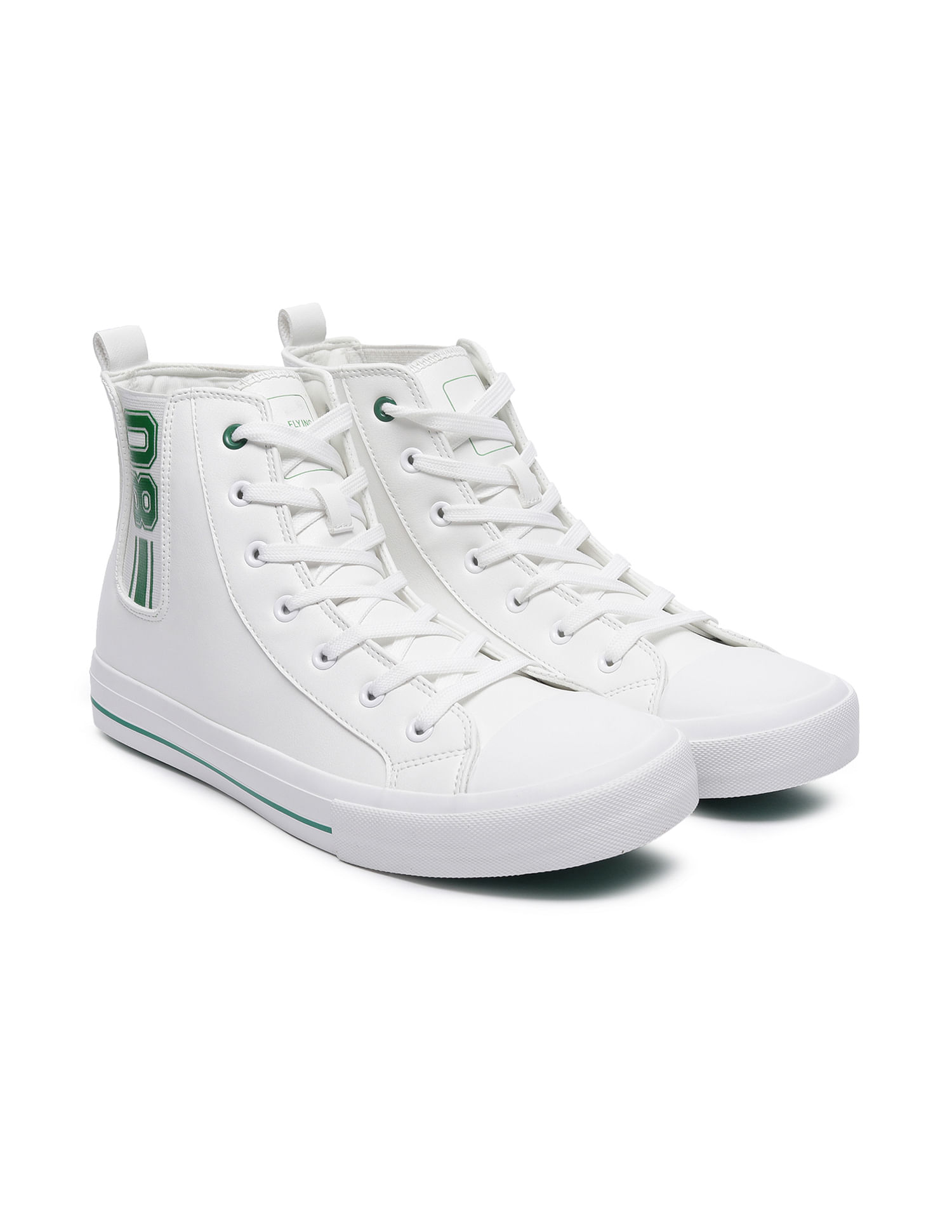 Flying Machine Men High Top Solid Afro Sneakers