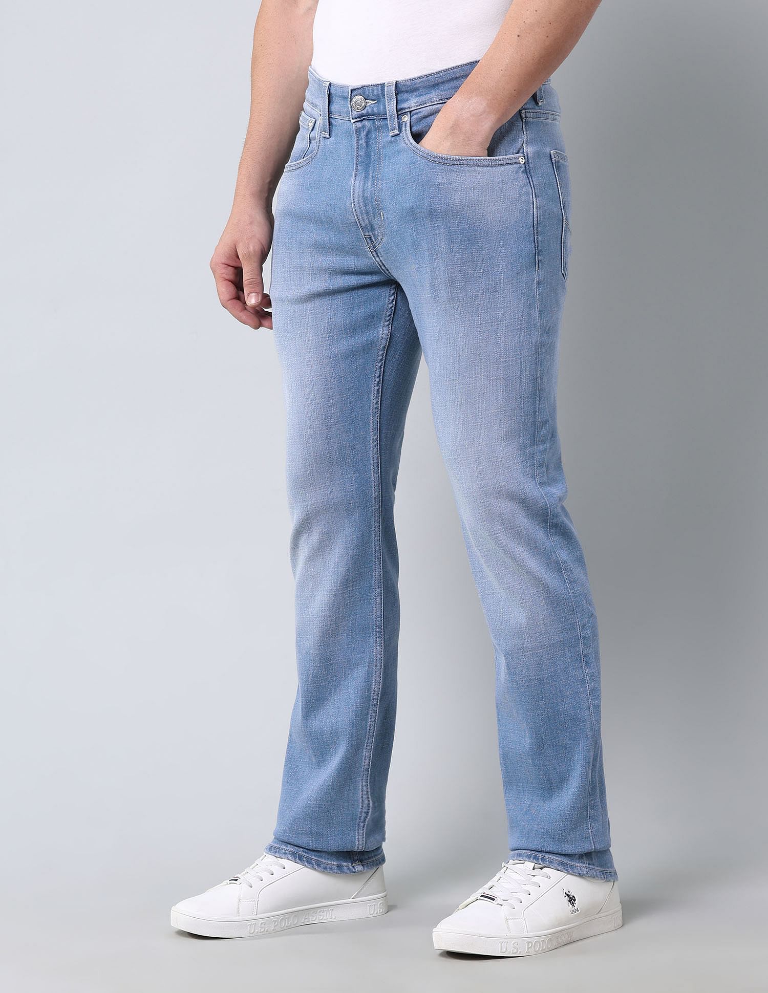 U.S. Polo Assn. Denim Co. Harold Slim Straight Fit Vintage Jeans