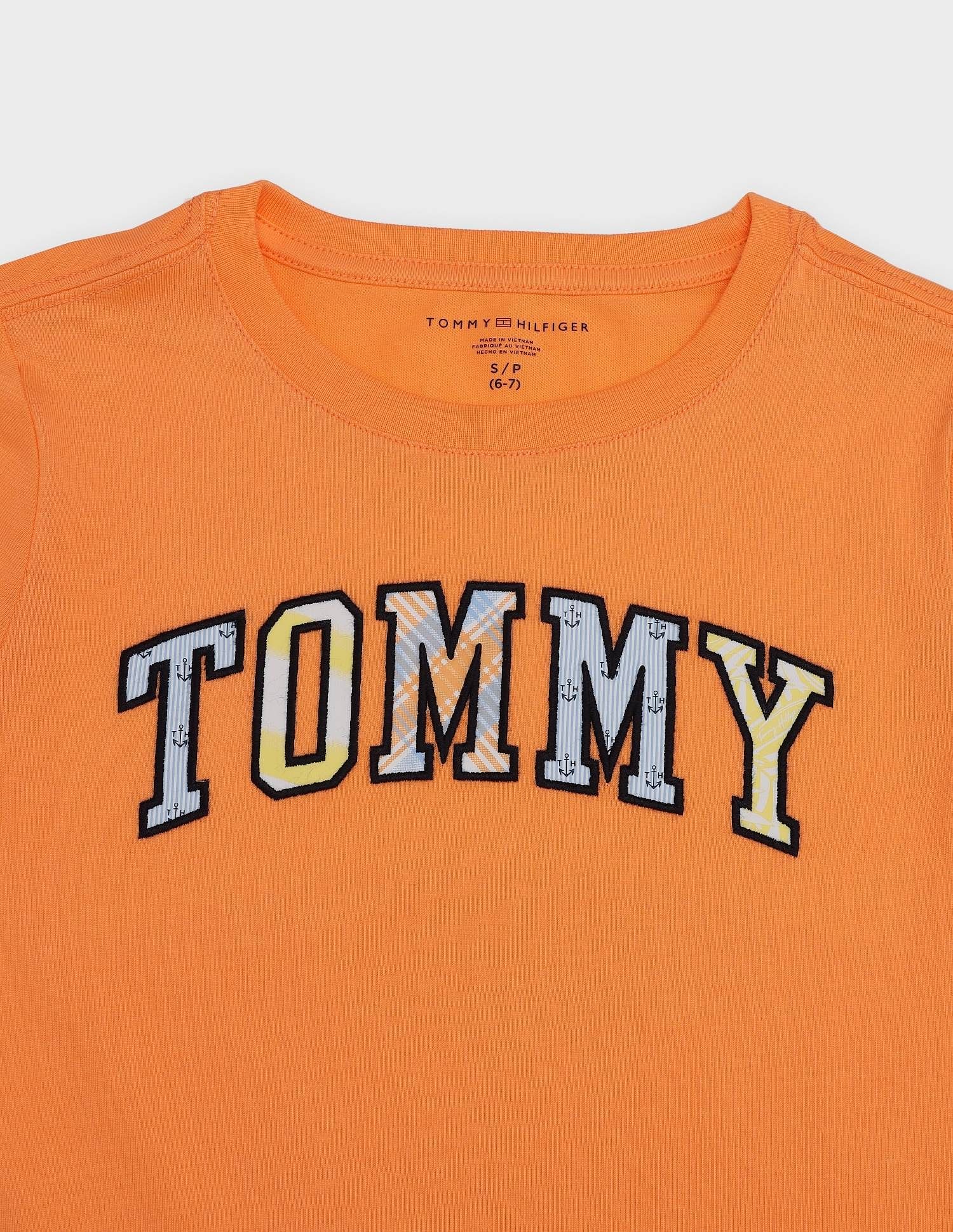 Tommy Hilfiger Kids Boys Logo Regular-Fit Cotton T-Shirt