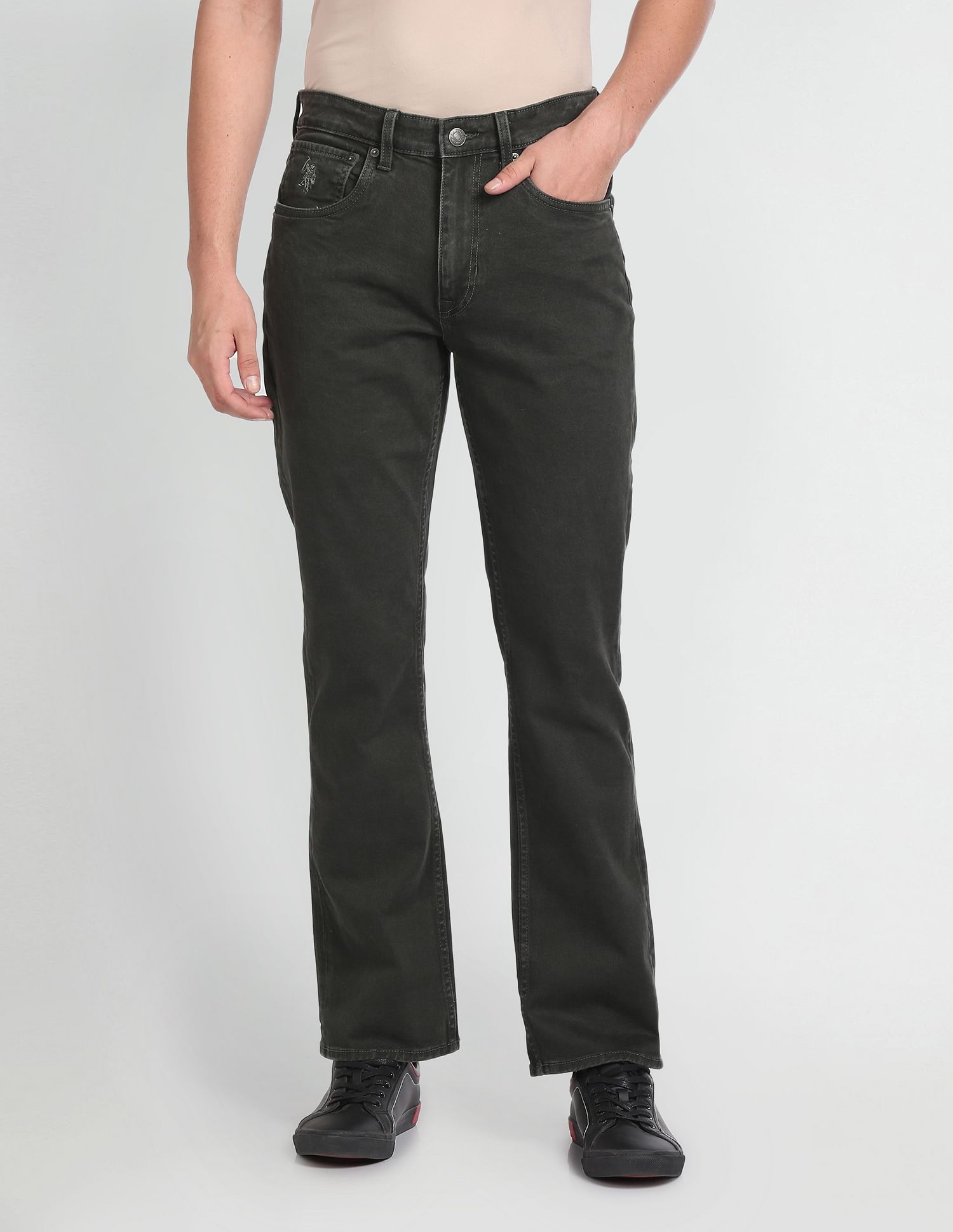 U.S. Polo Assn. Denim Co. Connor Bootcut Fit Green Jeans