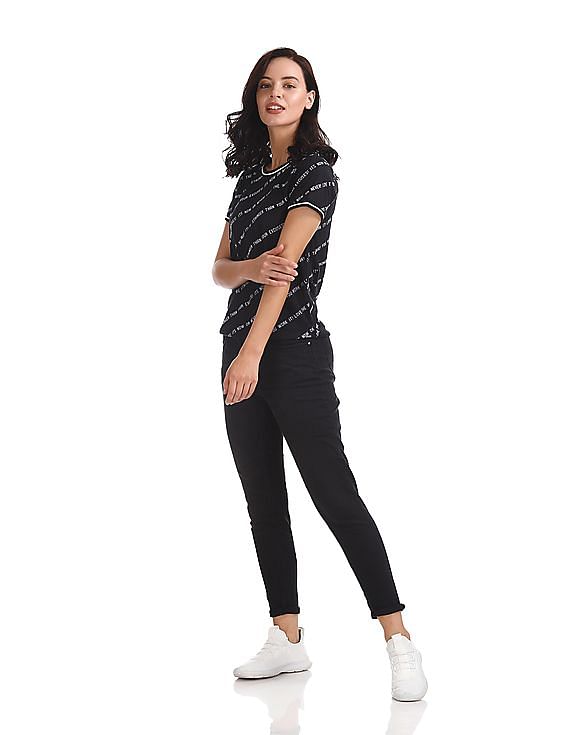 Flying Machine Women Veronica Skinny Fit Rinsed Jeans