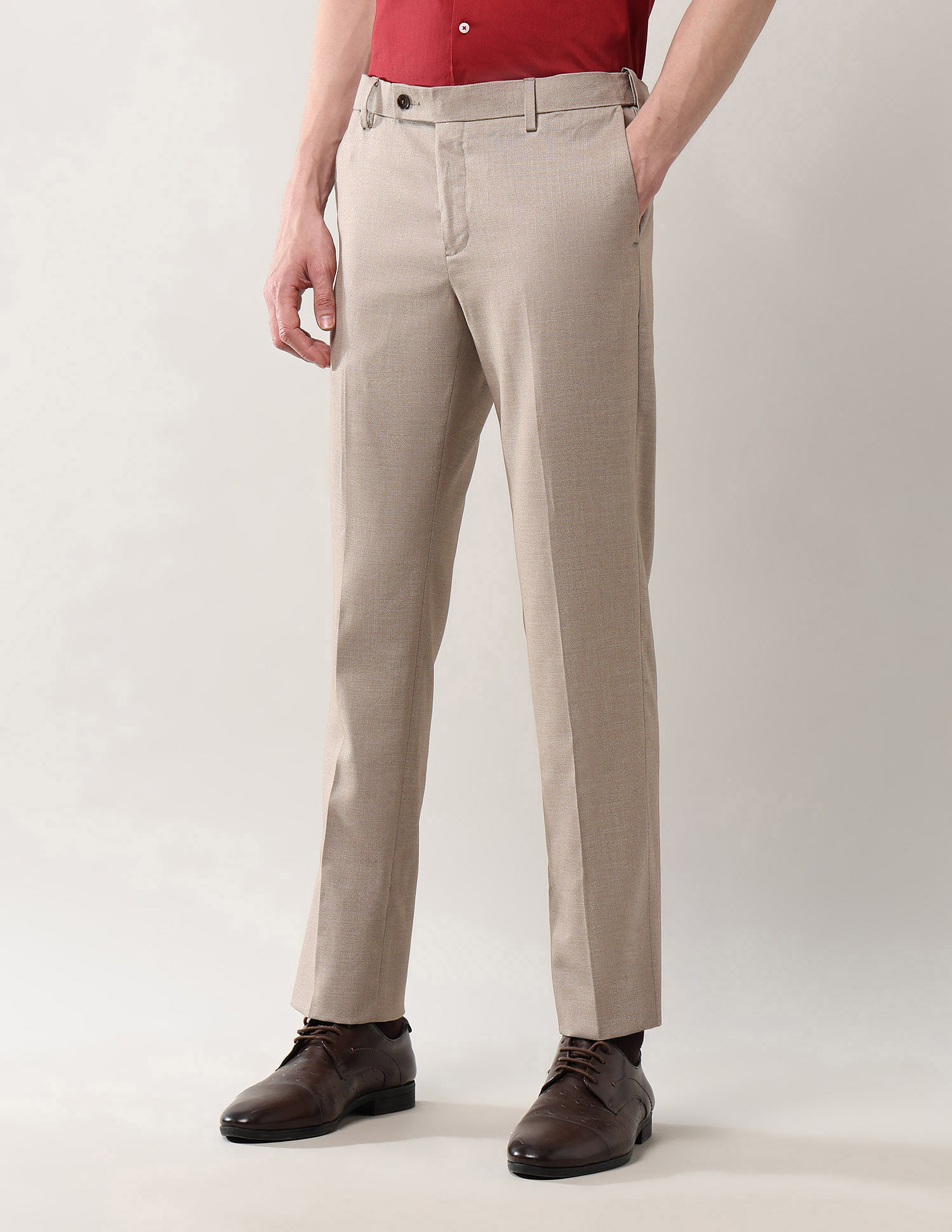Arrow Textured Dobby Autoflex Trousers