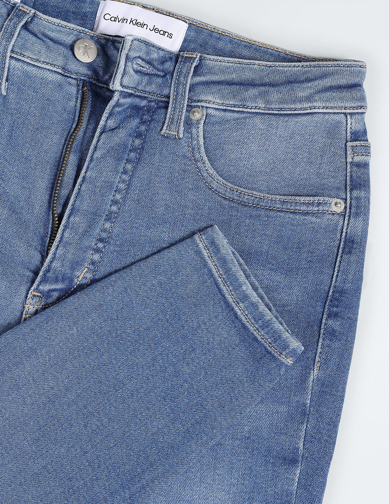 Calvin Klein Jeans High Rise Ankle Length Jeans