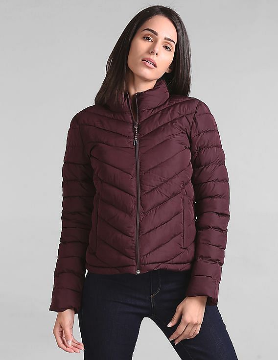 Gap quilted best sale jacket