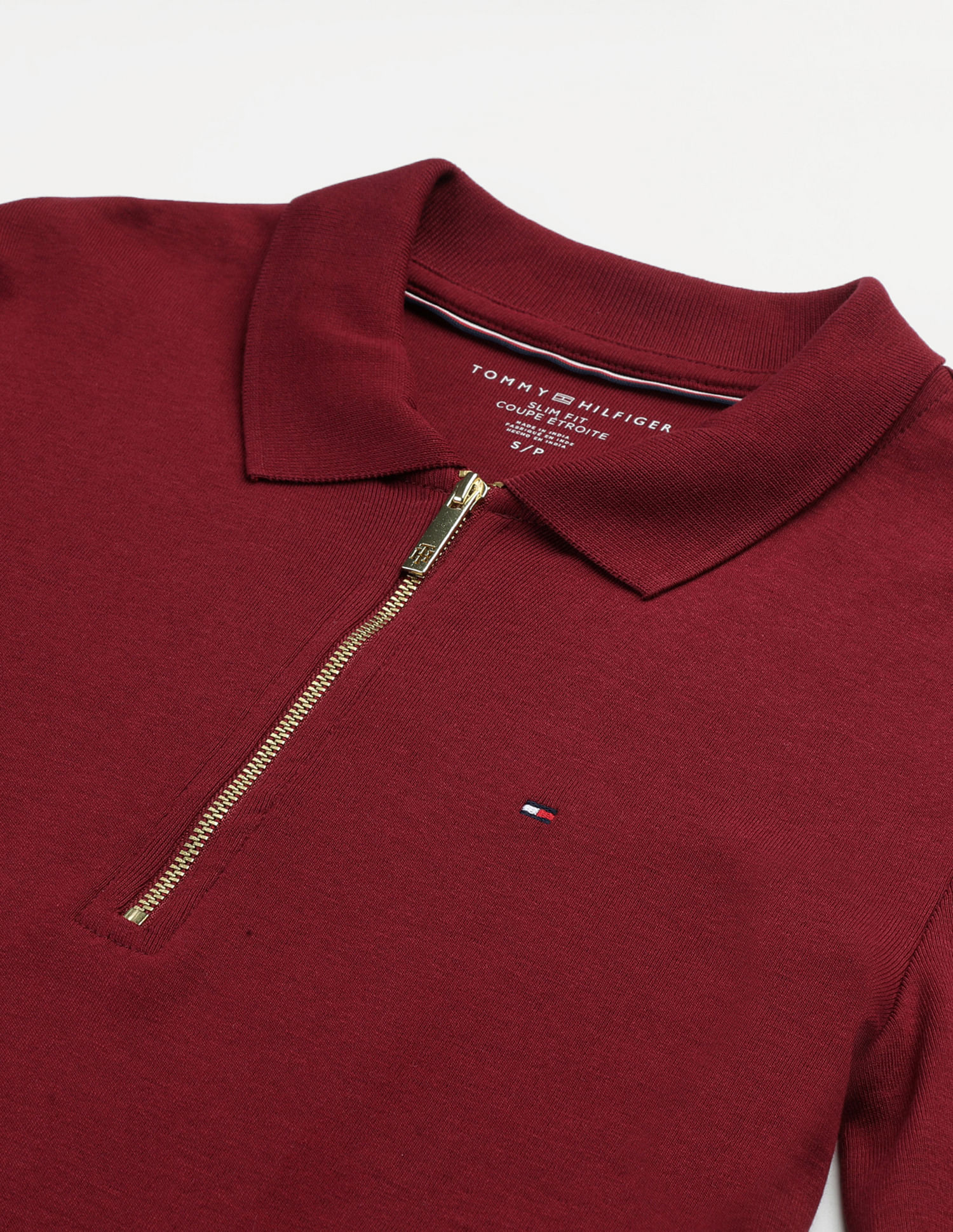 Tommy Hilfiger Mango Zip Slim Fit Polo Shirt