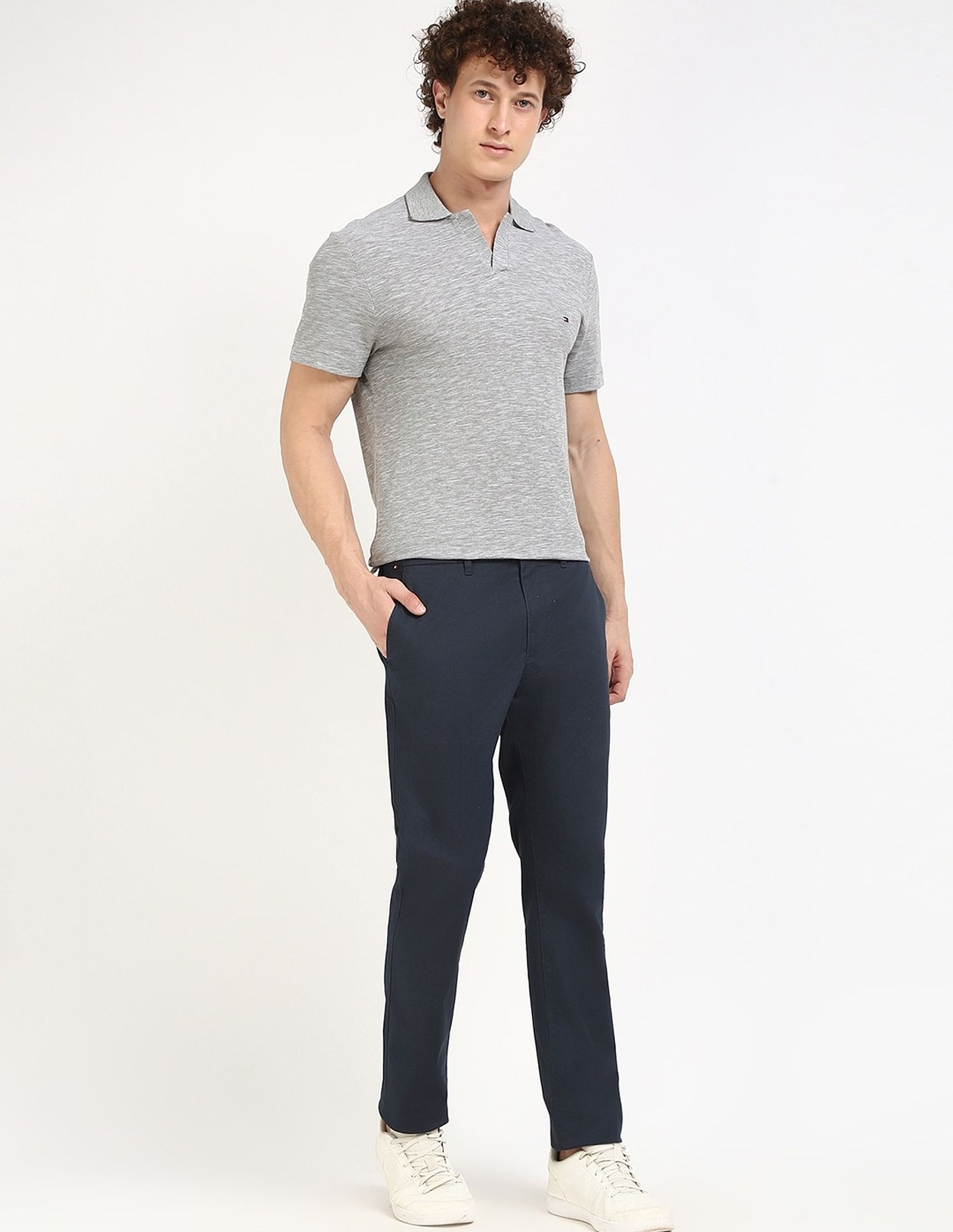 Tommy Hilfiger Printed Regular-Fit Cotton Polo Shirt