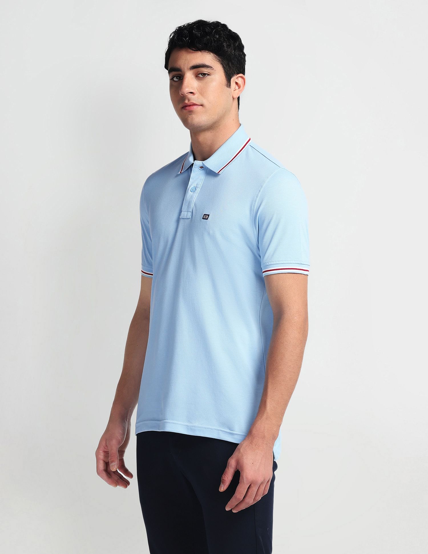 Arrow Sports Regular Fit Cotton Pique Polo Shirt