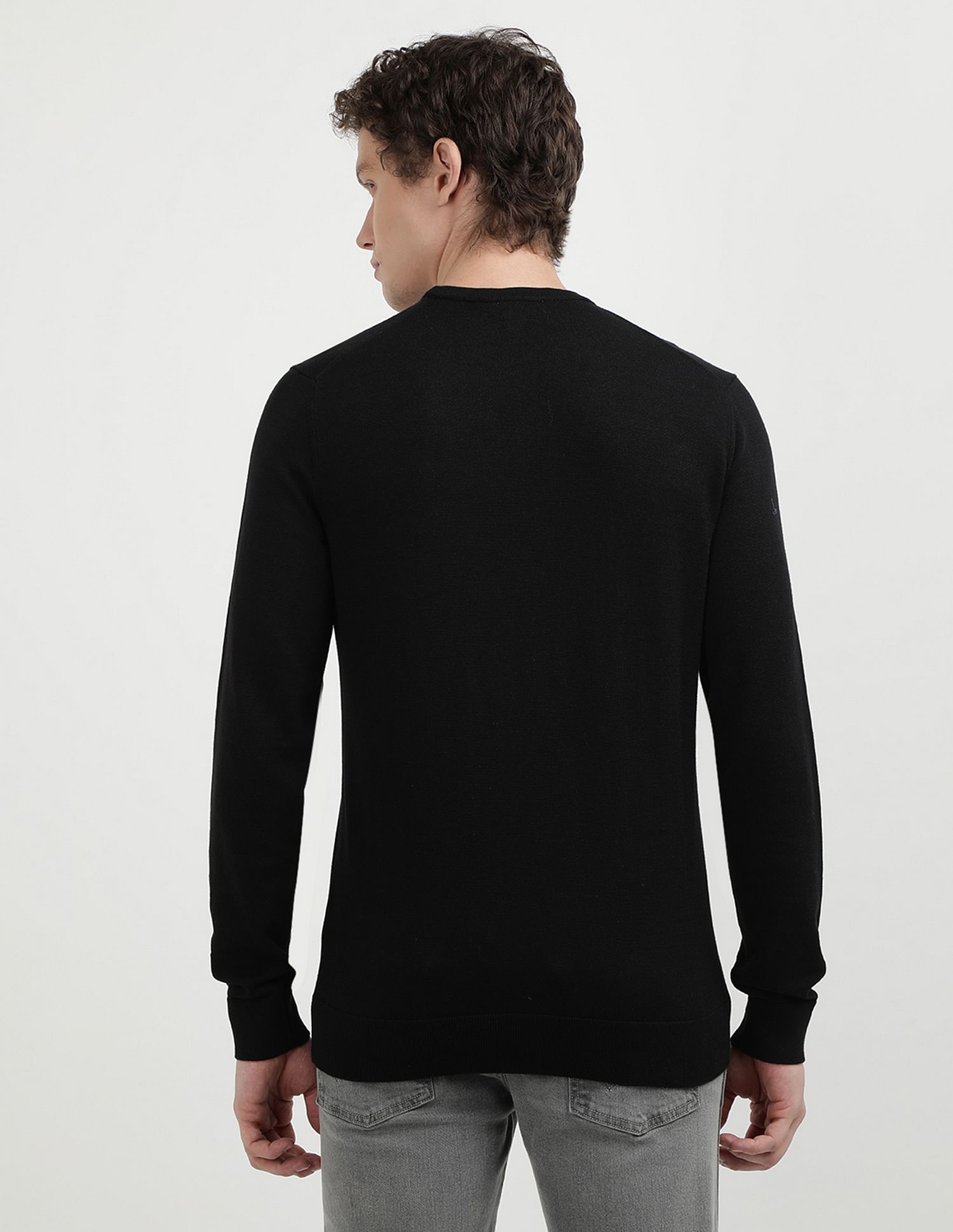 Calvin Klein Jeans Cotton Silk Blend Sweater