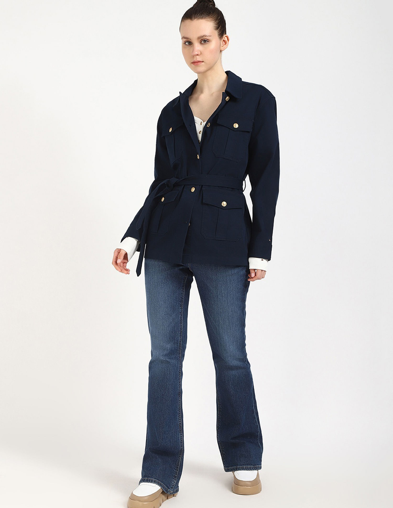 Tommy Hilfiger Regular-Fit Cotton Spread Collar Jackets