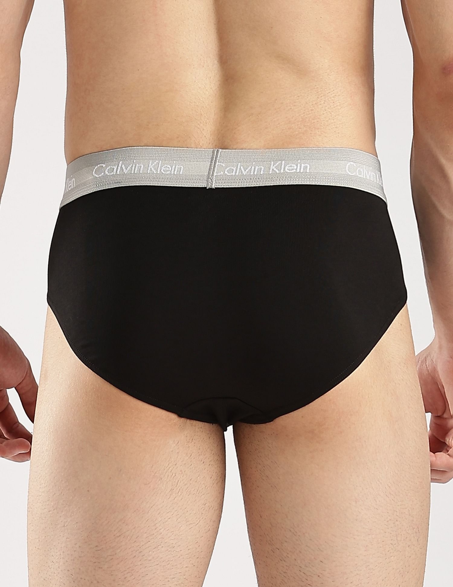 Calvin Klein Underwear Solid Low Rise Multi Briefs - Pack Of - 3