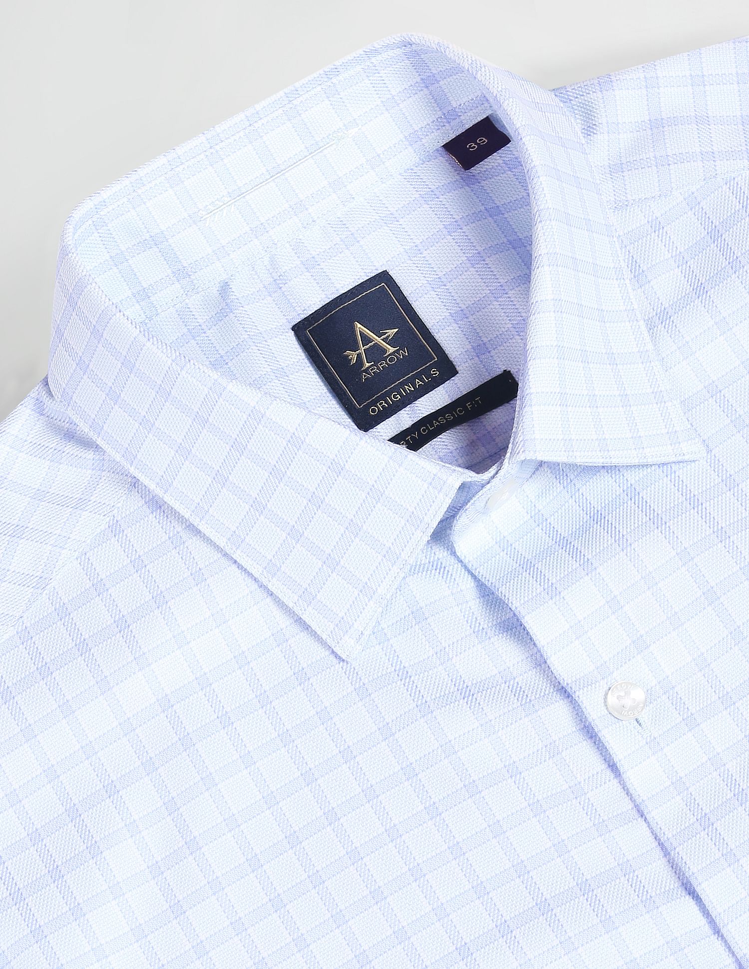 Arrow Auto Press Tartan Check Shirt