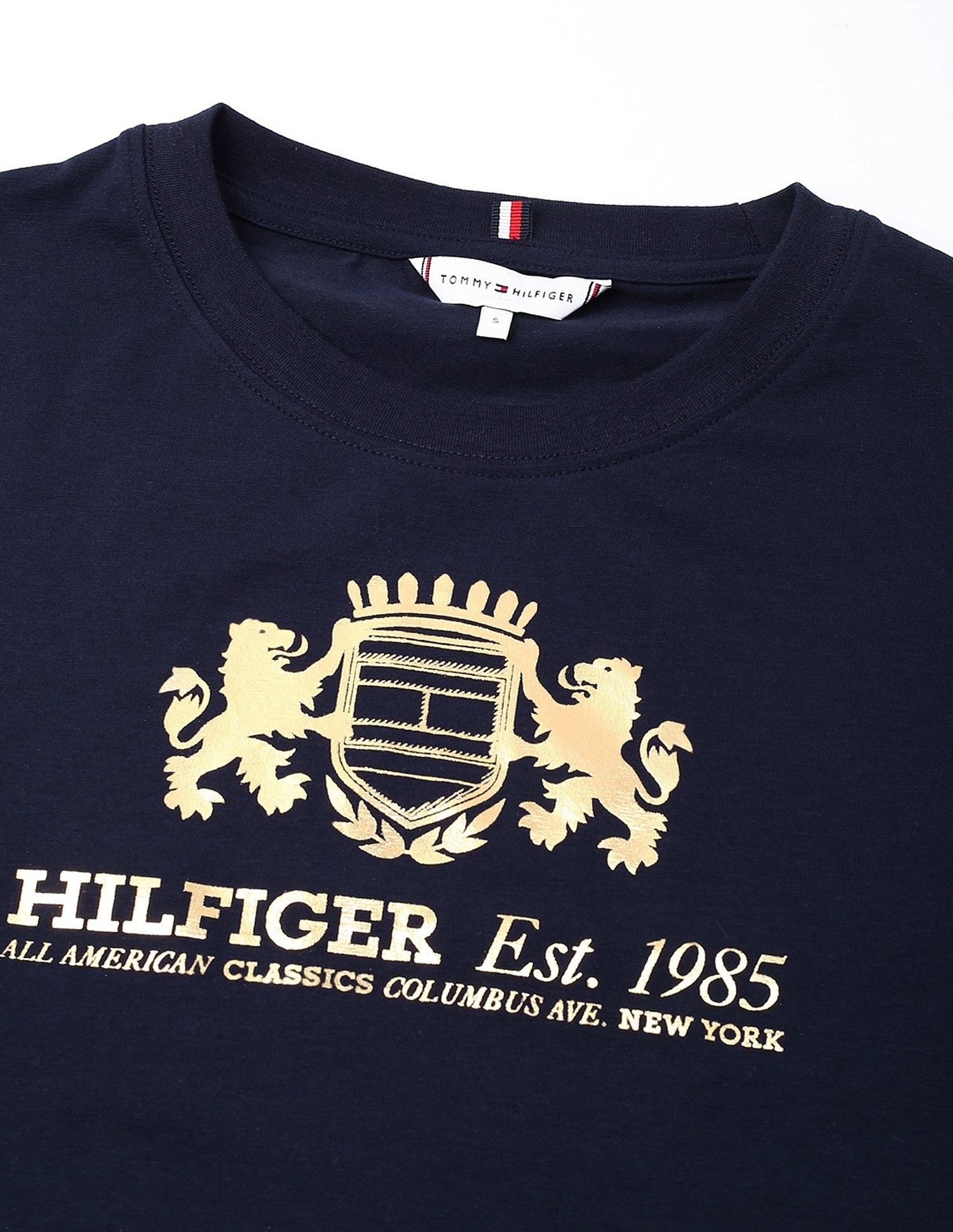 Tommy Hilfiger Logo Regular-Fit Cotton T-Shirt