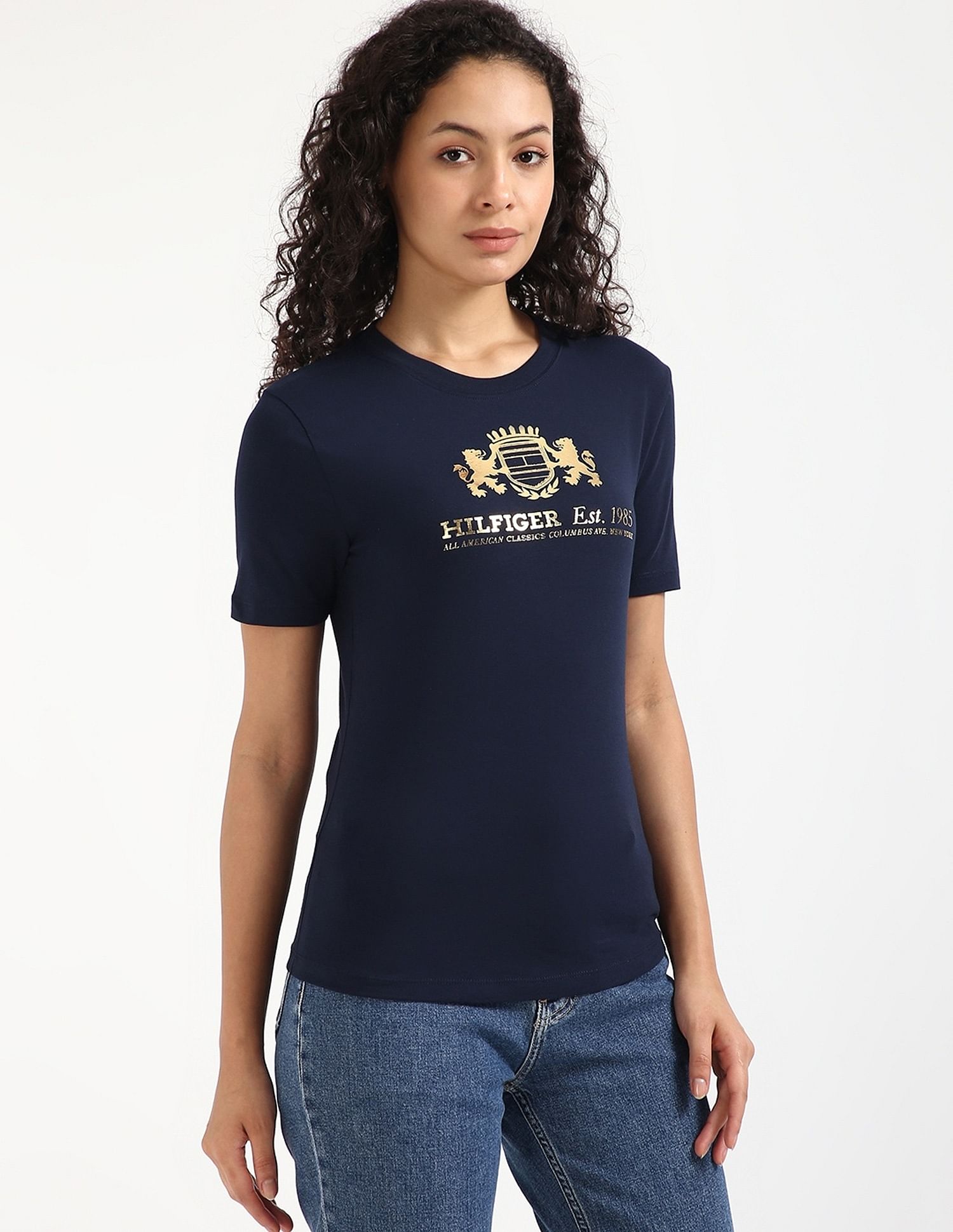 Tommy Hilfiger Logo Regular-Fit Cotton T-Shirt
