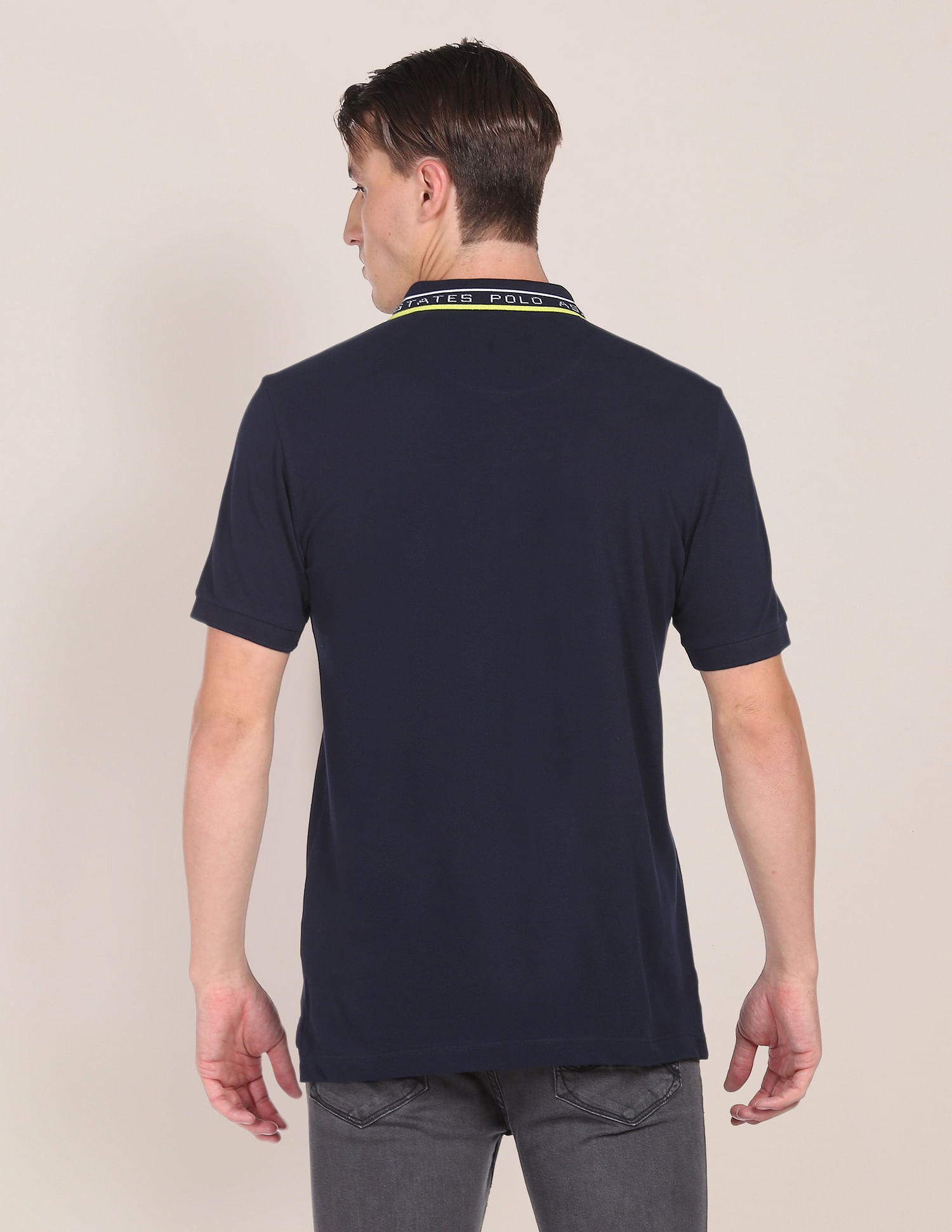 U.S. Polo Assn. Pure Cotton Solid Polo Shirt