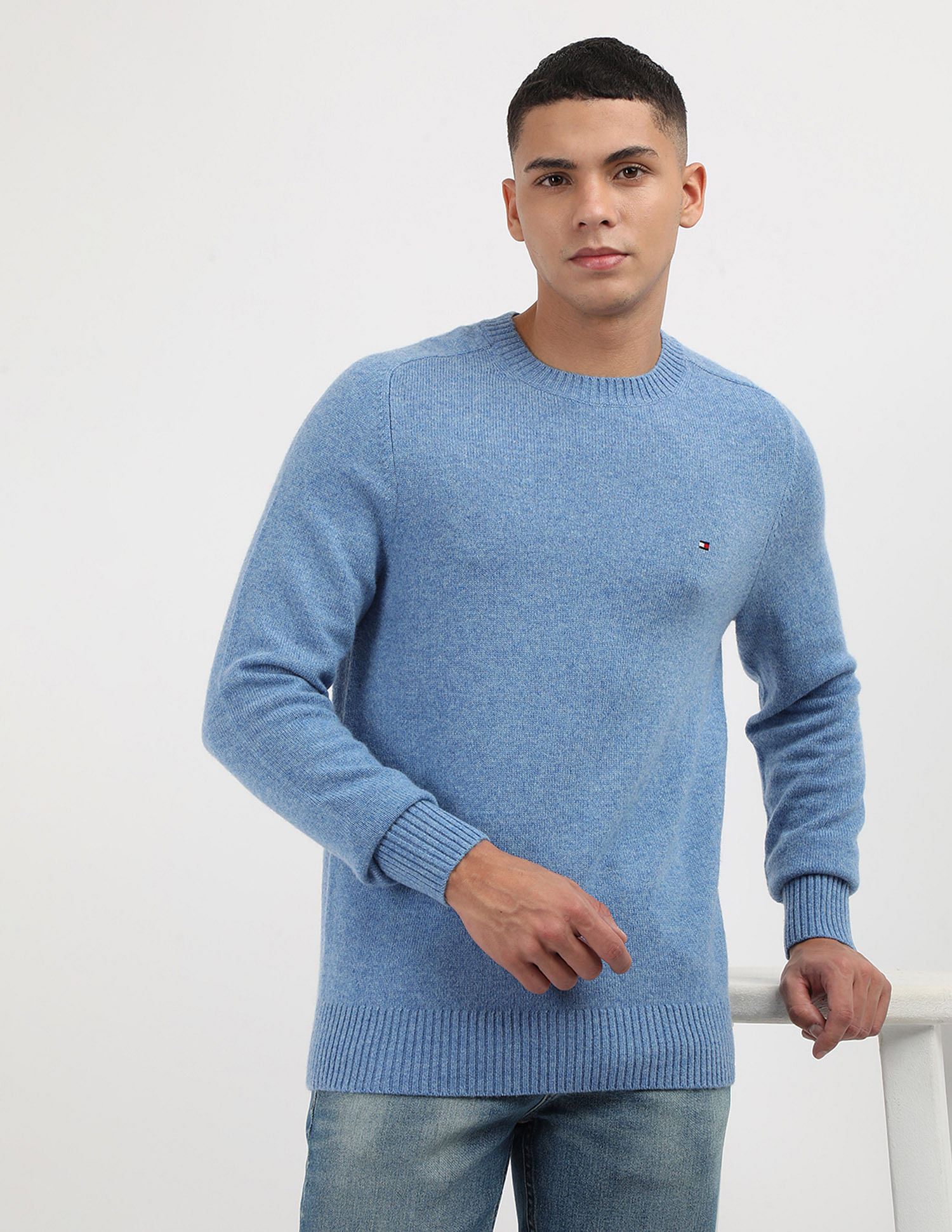 Tommy Hilfiger Lambswool Crew Neck Sweater