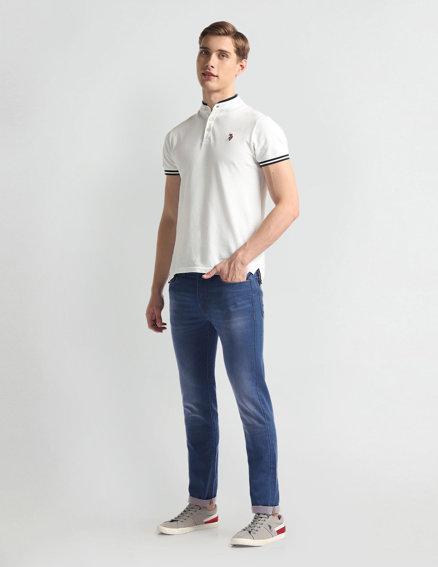 U.S. Polo Assn. Denim Co. Regallo Skinny Fit Blue Jeans