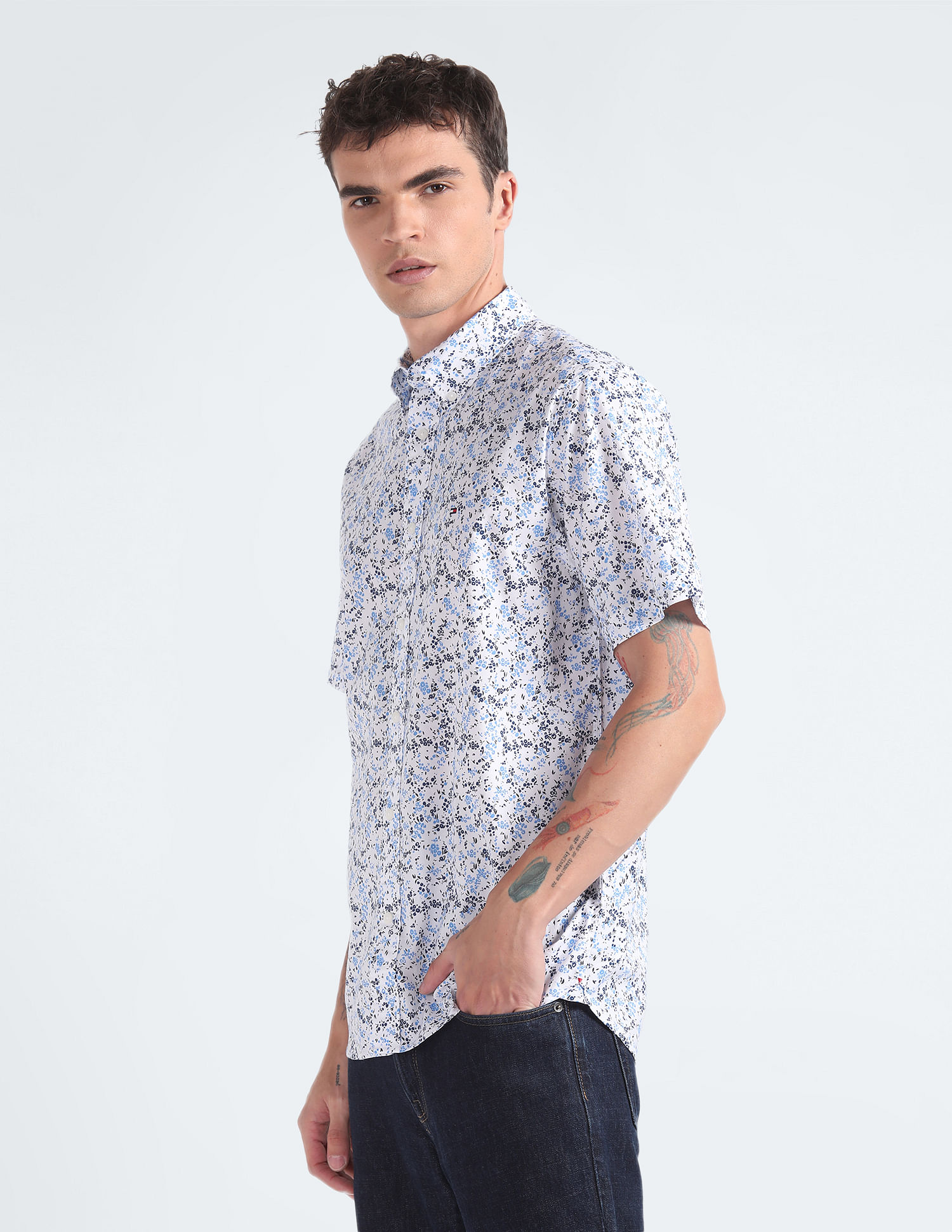 Tommy Hilfiger Flex Floral Organic Shirt