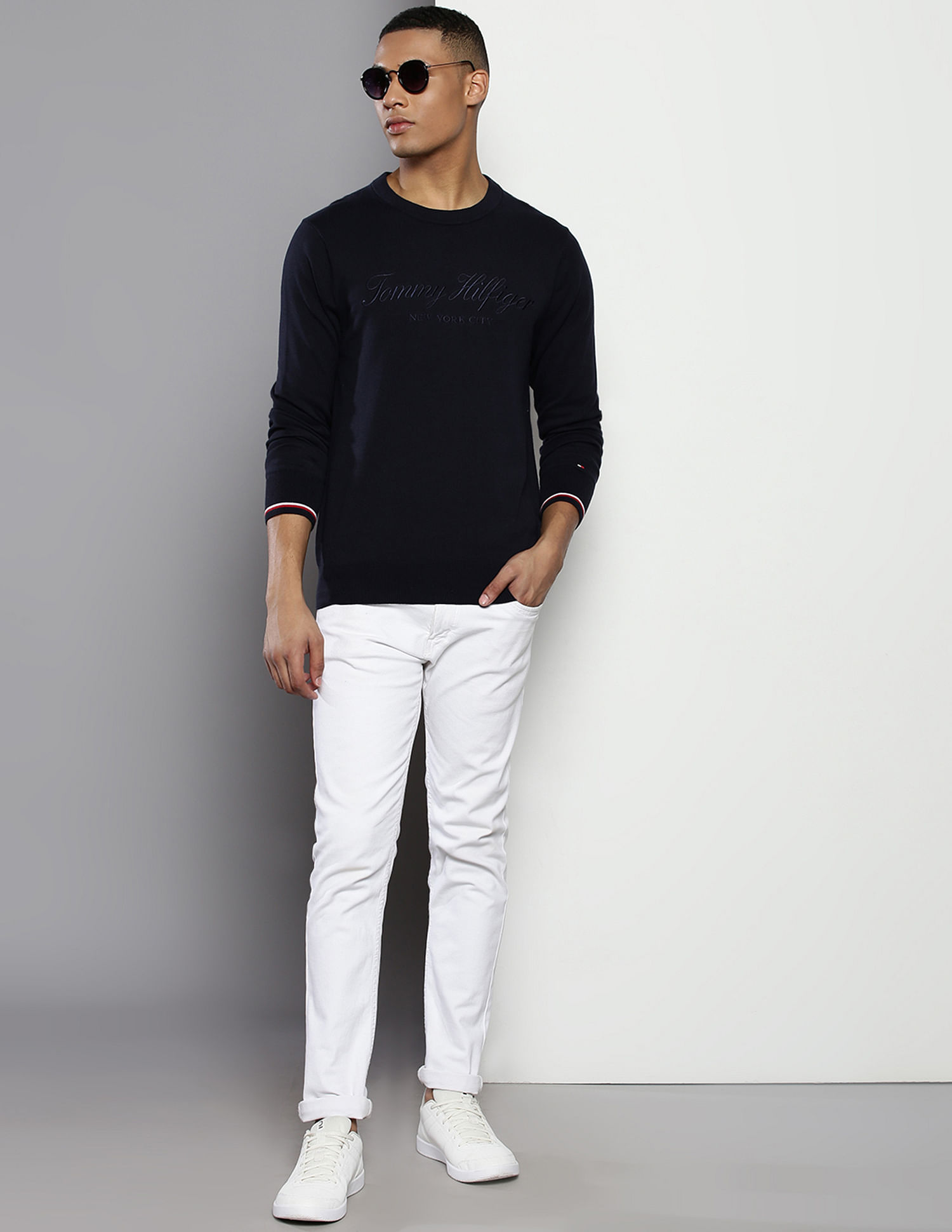 Tommy Hilfiger Embroidered Logo Sweater