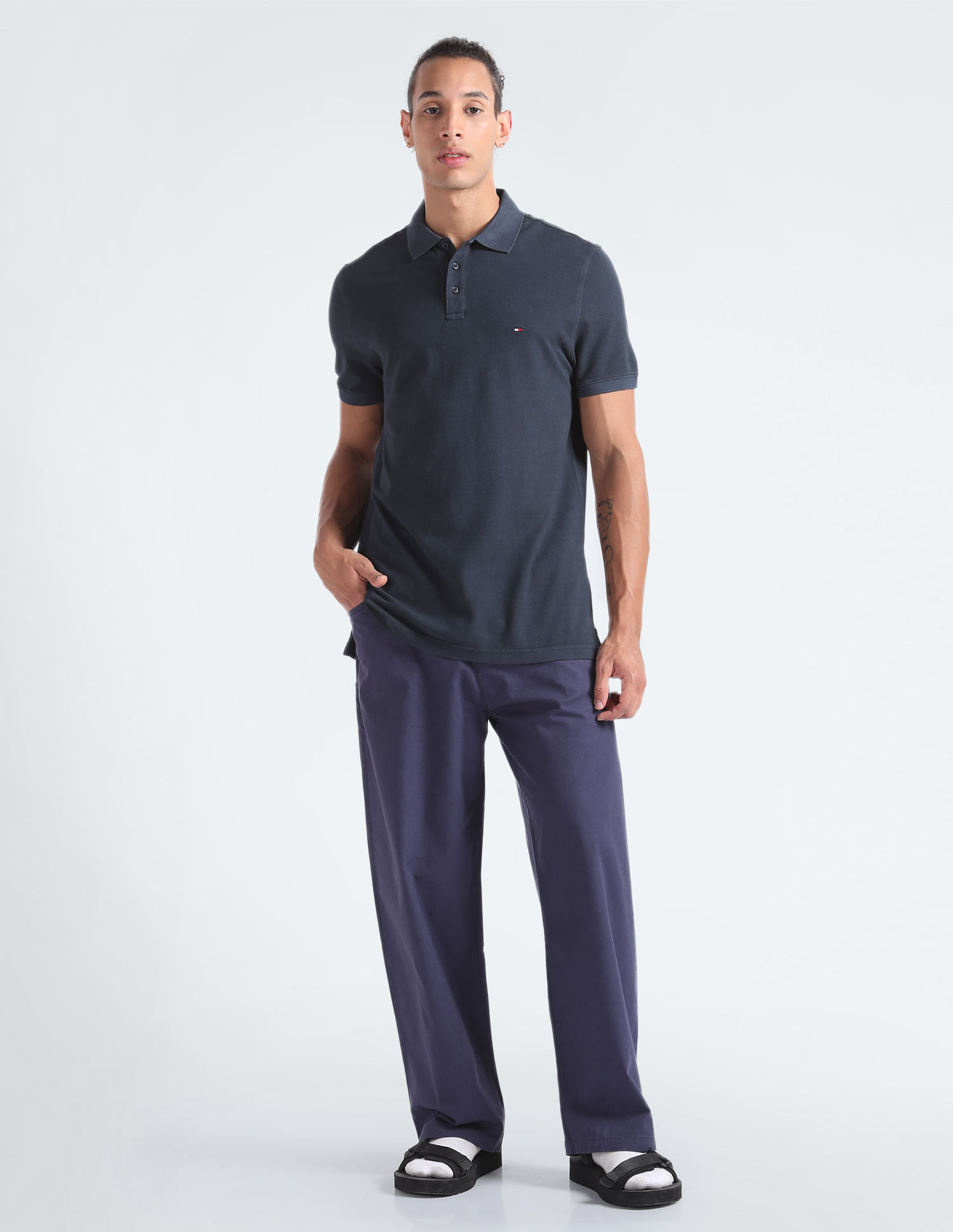 Tommy Hilfiger Garment Dye Sustainable Polo Shirt
