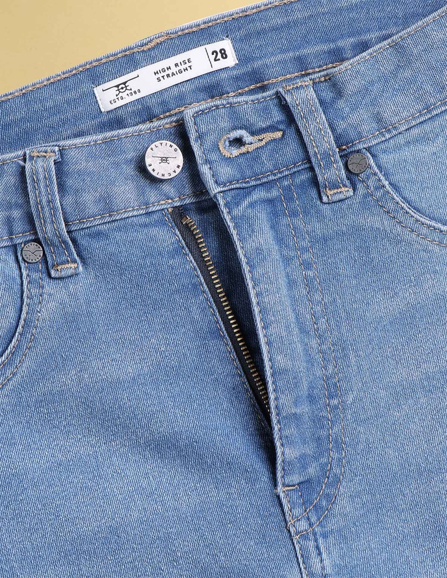 Flying Machine Women K-Street X Straight Fit Jeans
