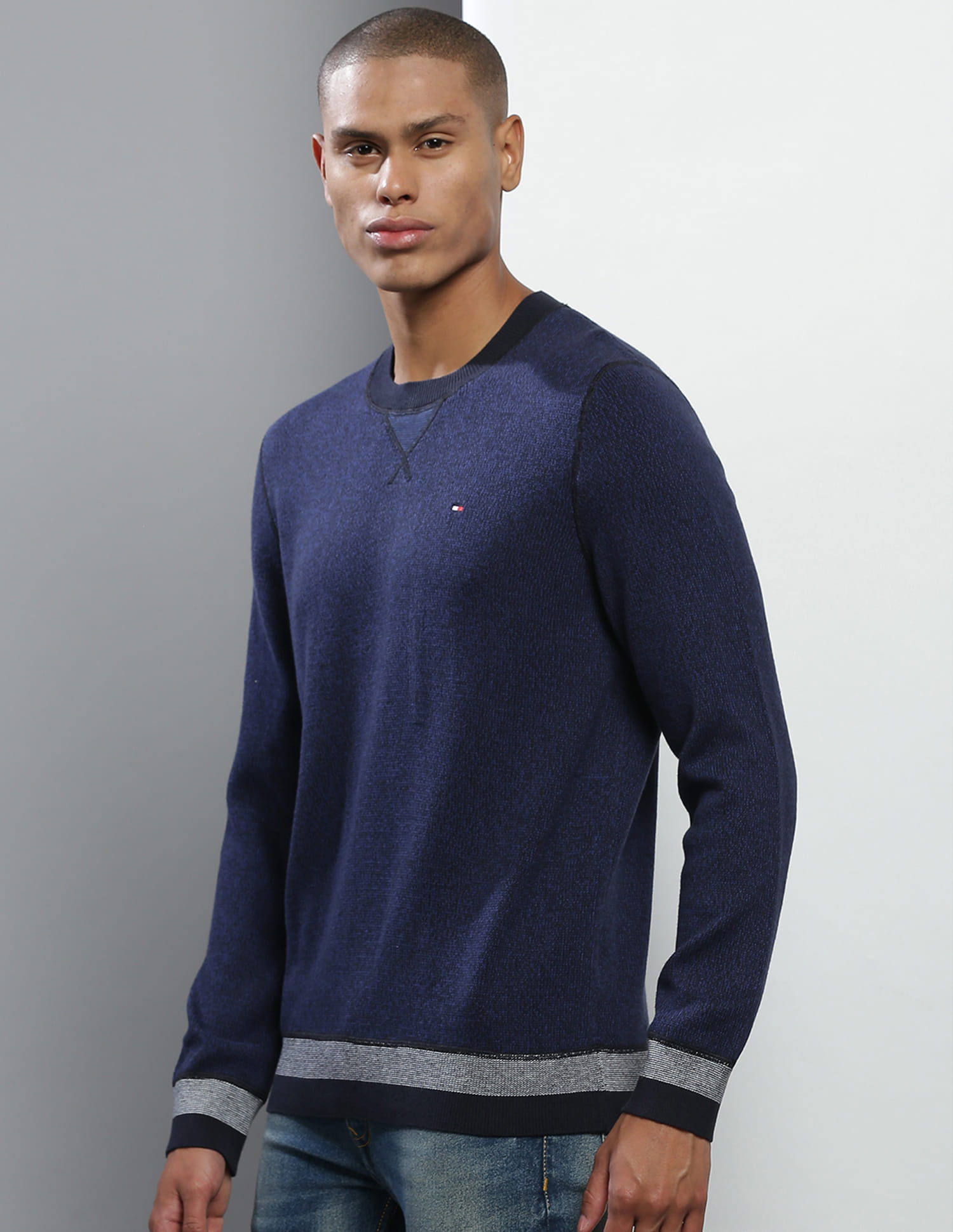 navy blue tommy hilfiger sweaters mens india