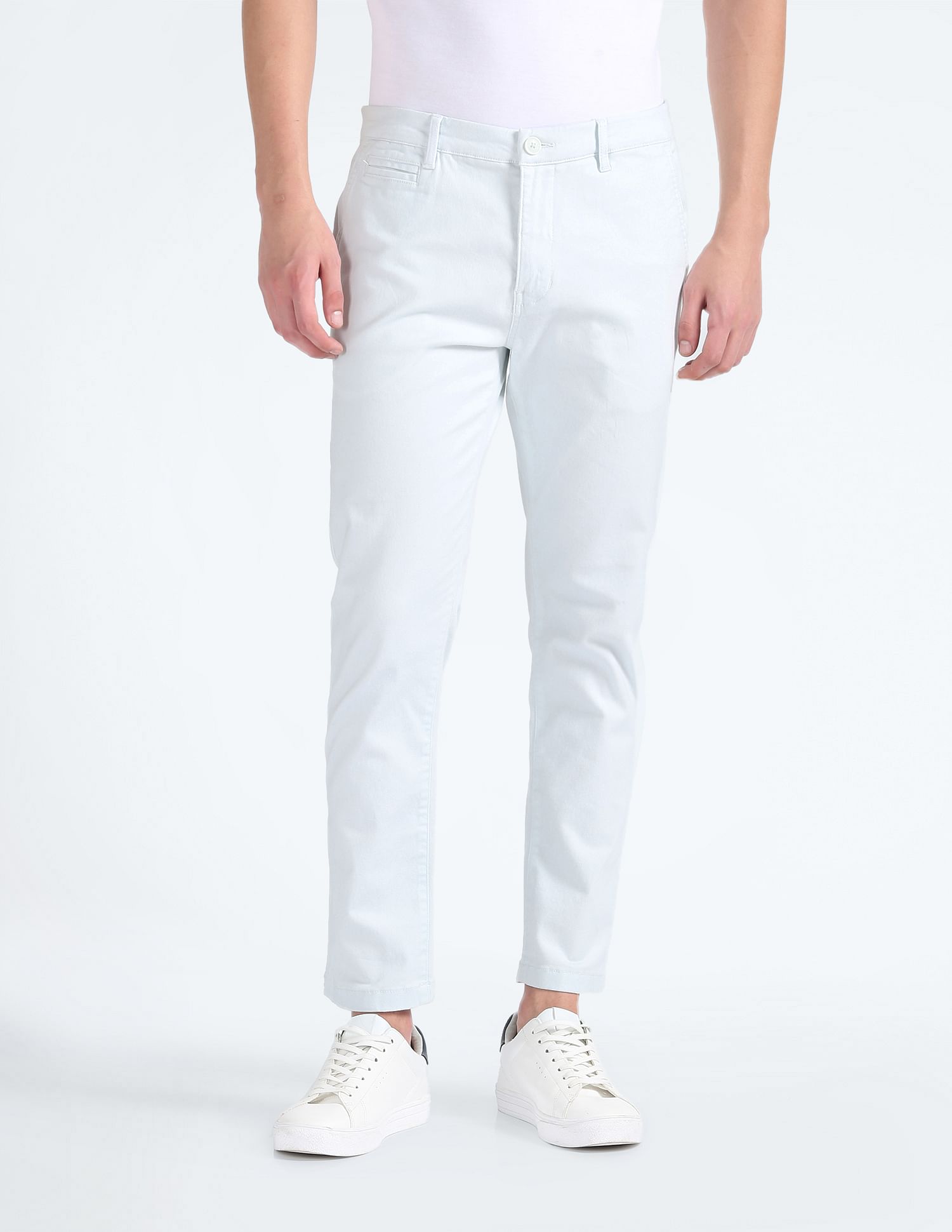 Flying Machine Slash Slim Tapered Twill Trousers