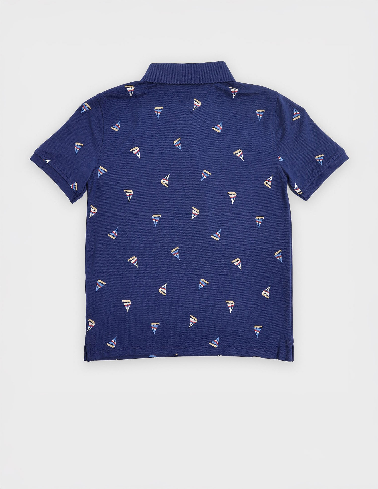 Tommy Hilfiger Kids Boys Printed Regular Fit Cotton Polo