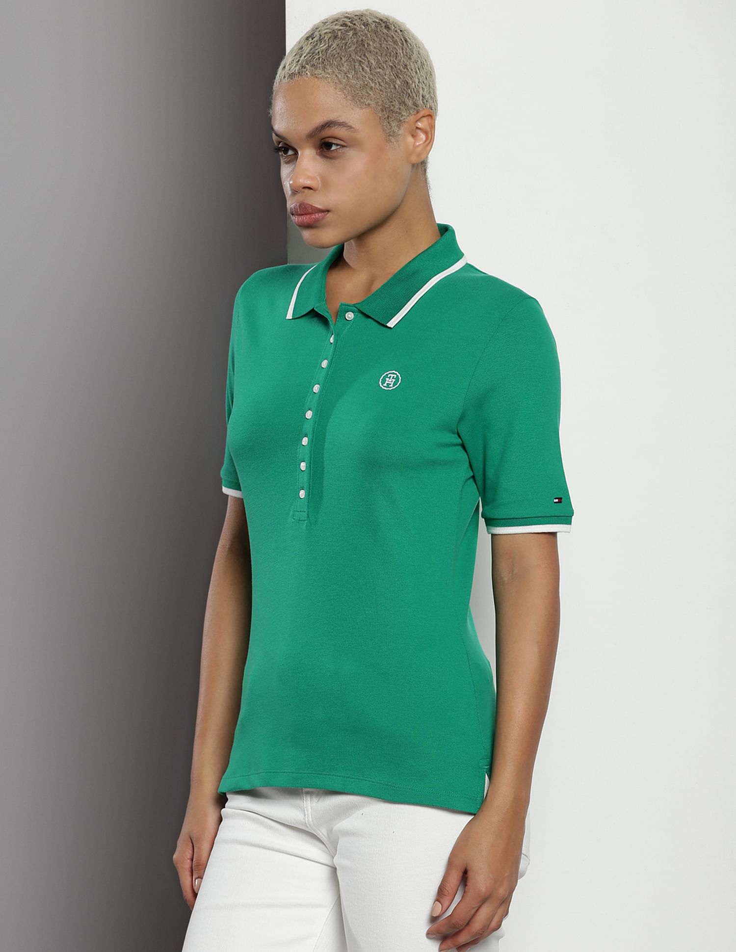 Tommy Hilfiger Slim Tipping Lyocell Polo Shirt