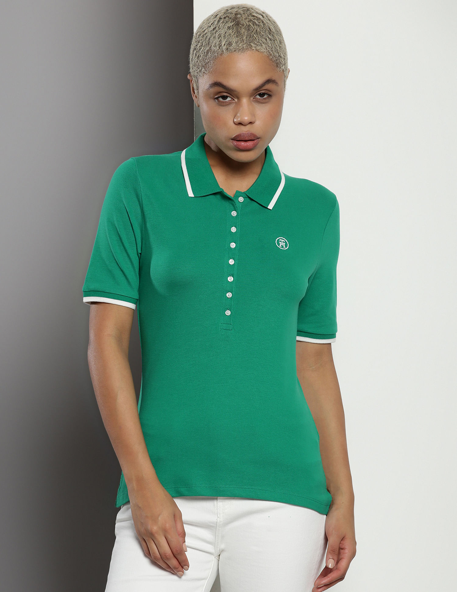 Tommy Hilfiger Slim Tipping Lyocell Polo Shirt