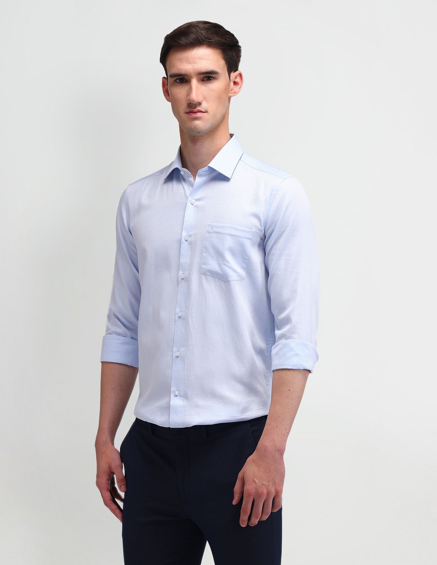 Arrow Brooklyn Fit Textured Shirt
