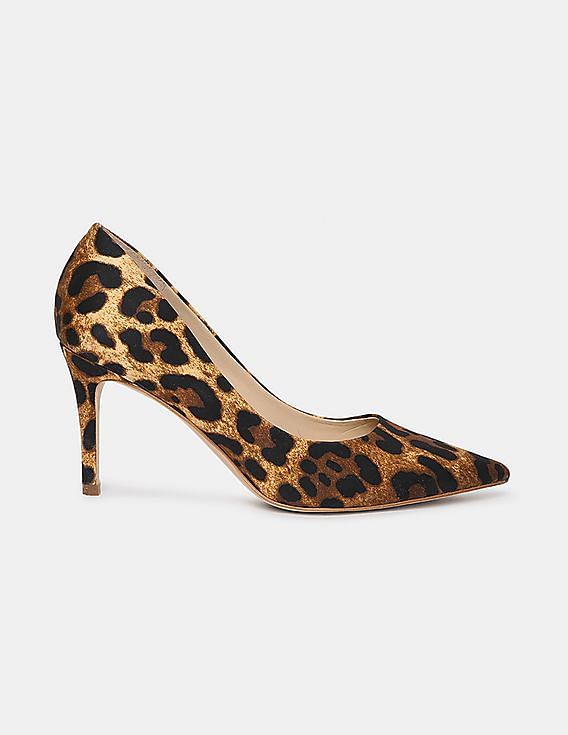 Guess leopard print outlet heels