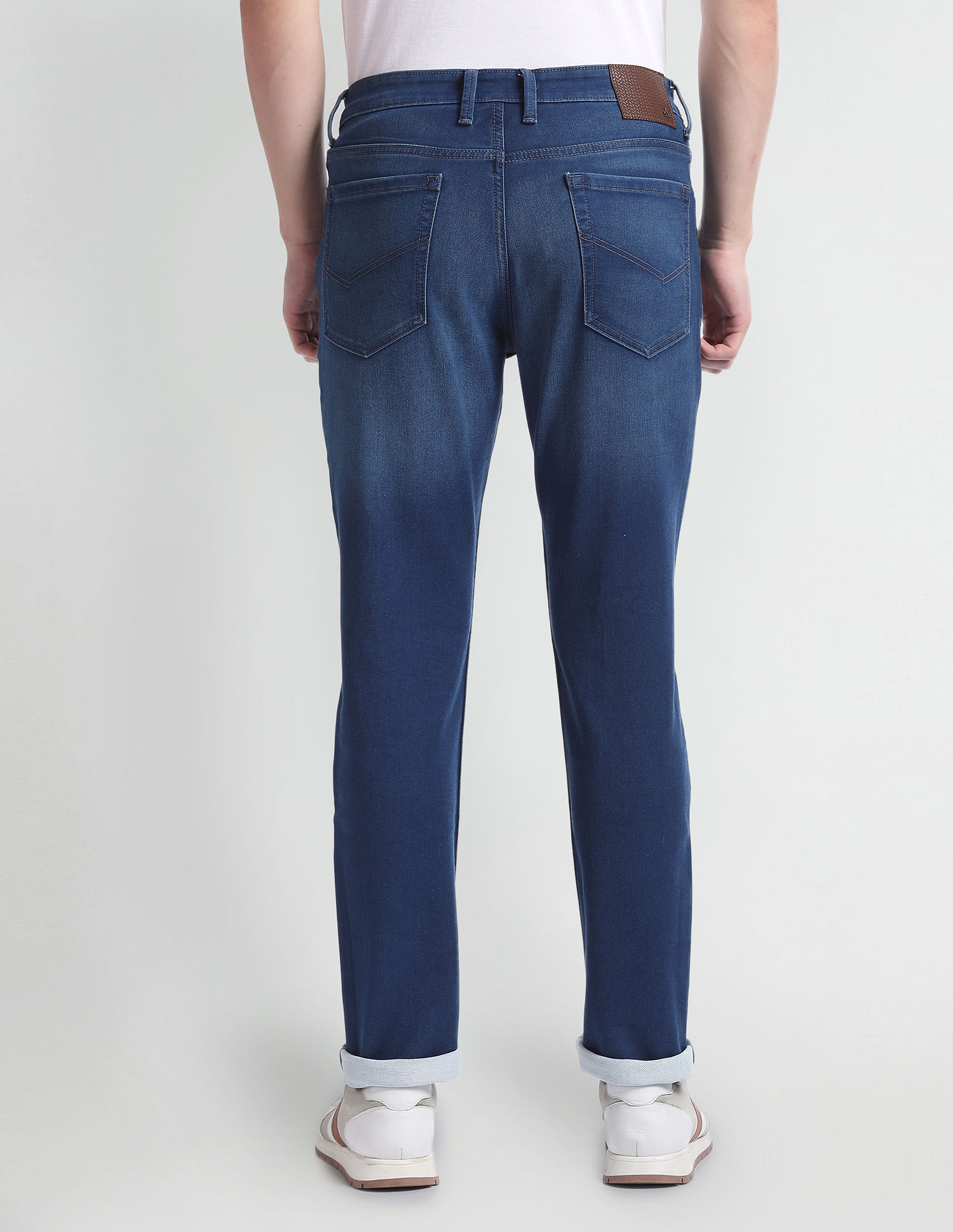Arrow Sports Slim Fit Stone Wash Jeans