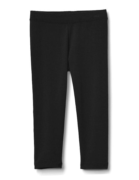 Buy GAP Girls Black Stretch Jersey Leggings