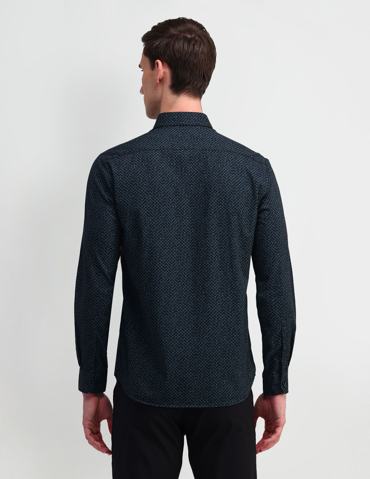 Arrow Sport Slim Fit Printed Shirt