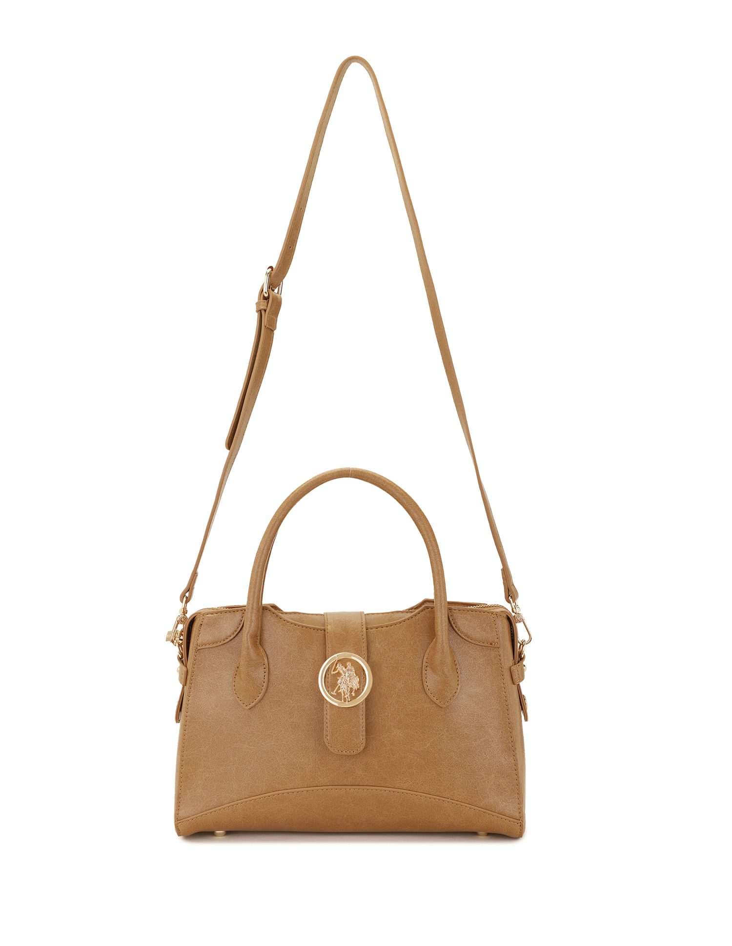 U.S. Polo Assn. Women Ami Textured Satchel Bag