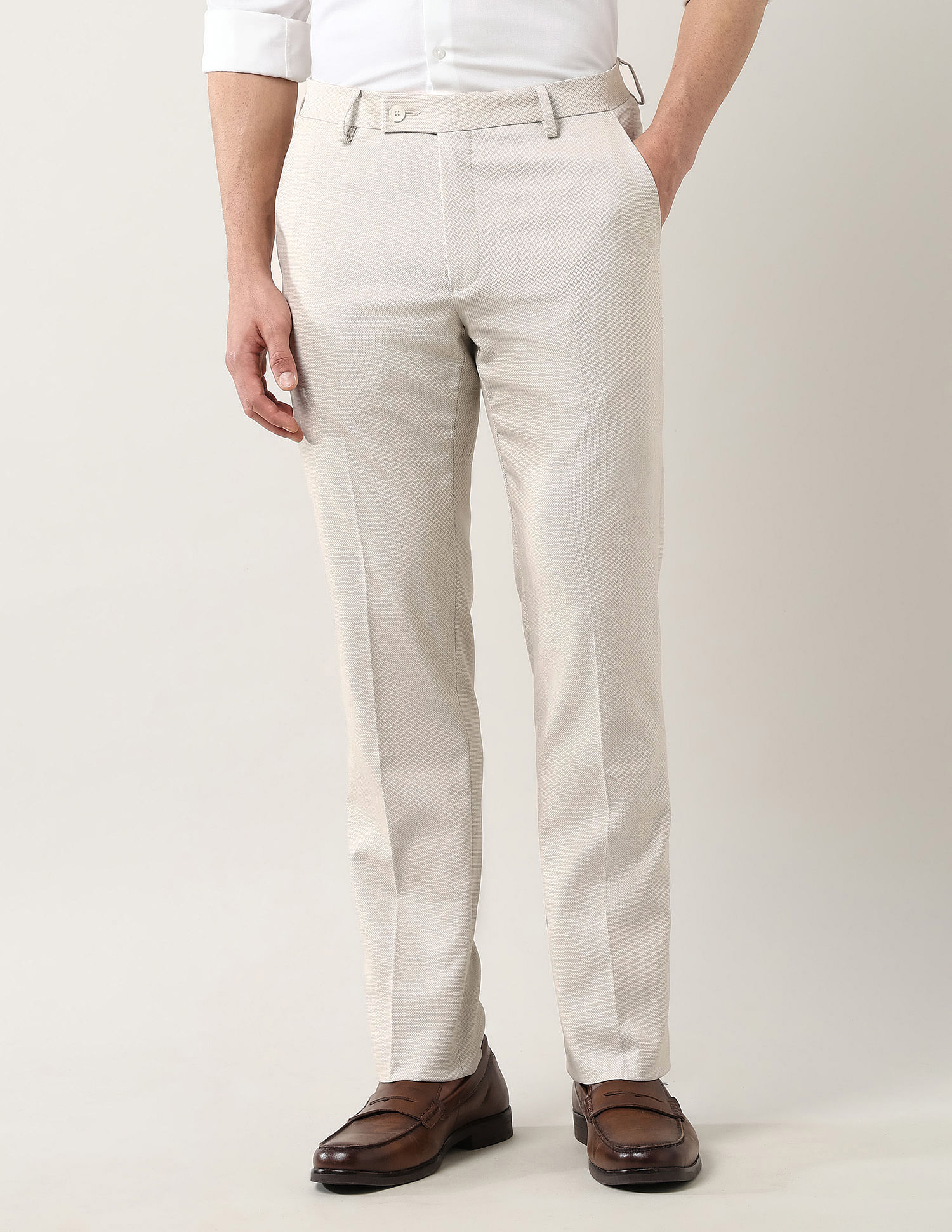 Arrow Textured Dobby Trousers