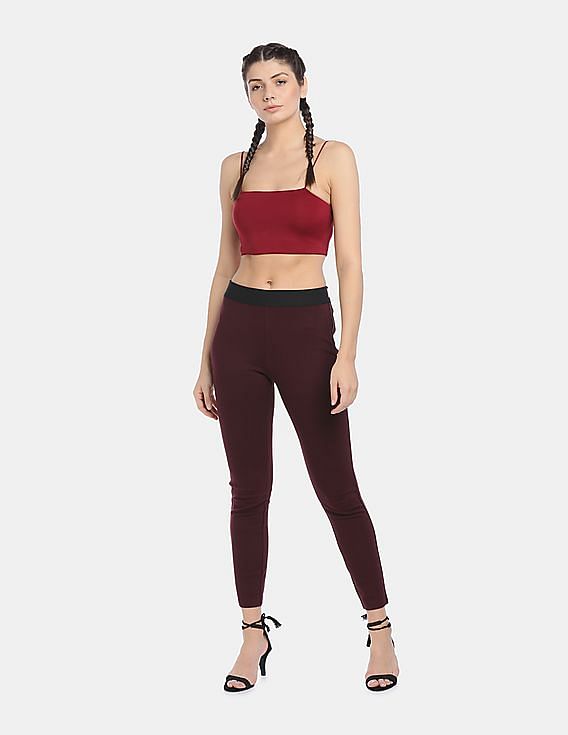 Buy Time and Tru Womens Ponte Bootcut Pants at Ubuy India