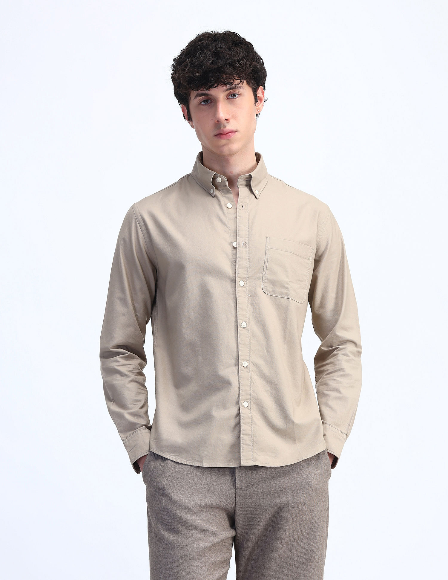 Flying Machine Slim Fit Cotton Shirt