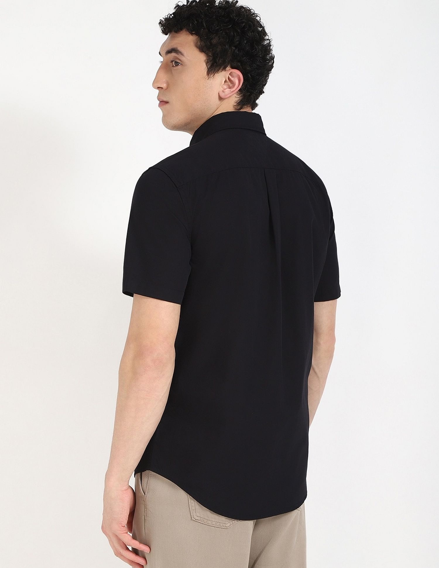 Tommy Hilfiger Solid Regular-Fit Poplin Woven Shirt