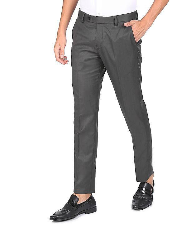 Buy Arrow Men Regular Pants (ARCBOTR0009_Medium Grey 30) at Amazon.in