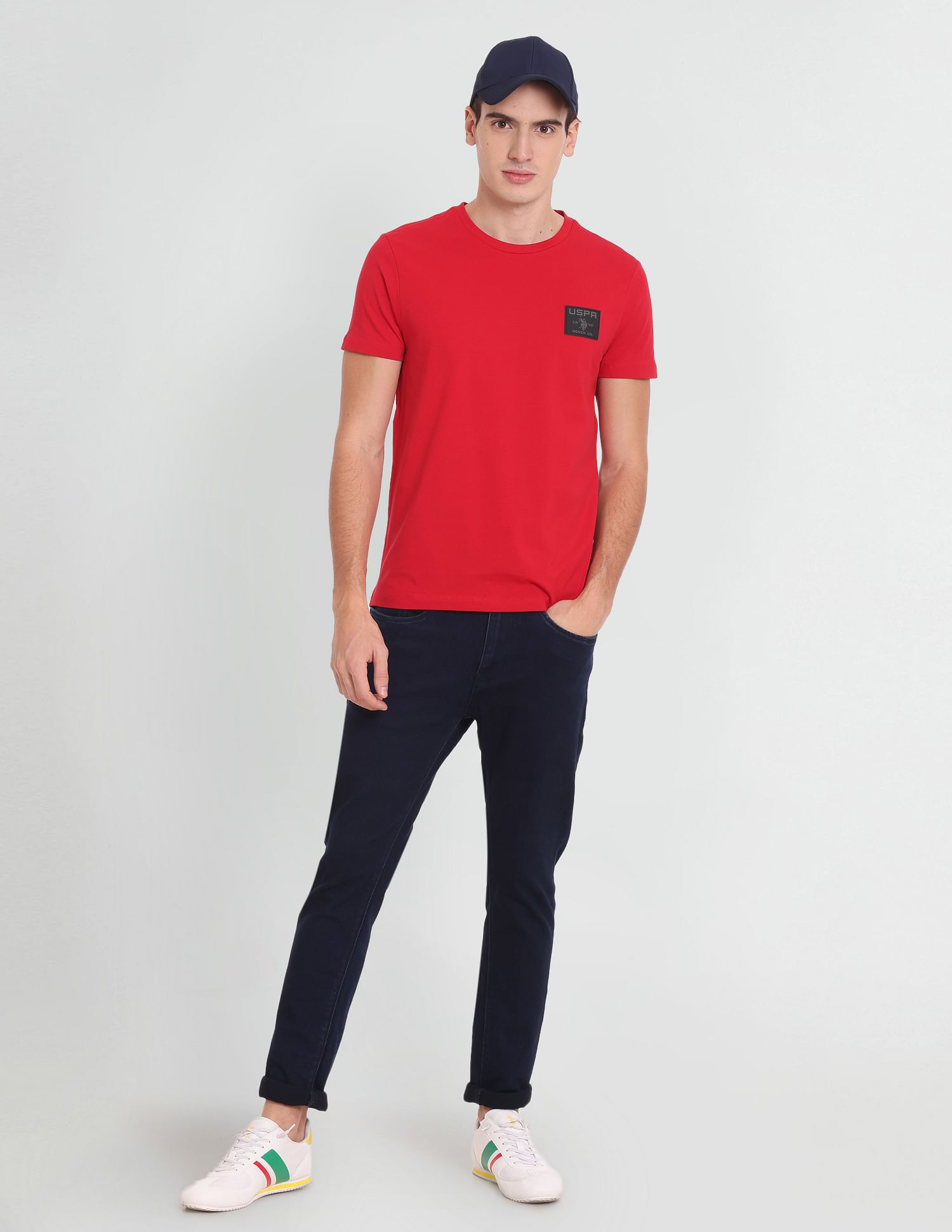 U.S. Polo Assn. Denim Co. Iconic Silicone Patch T-Shirt